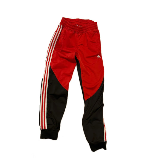 Adidas Red Black Aeroready Cuffed Ankle Joggers Mens S