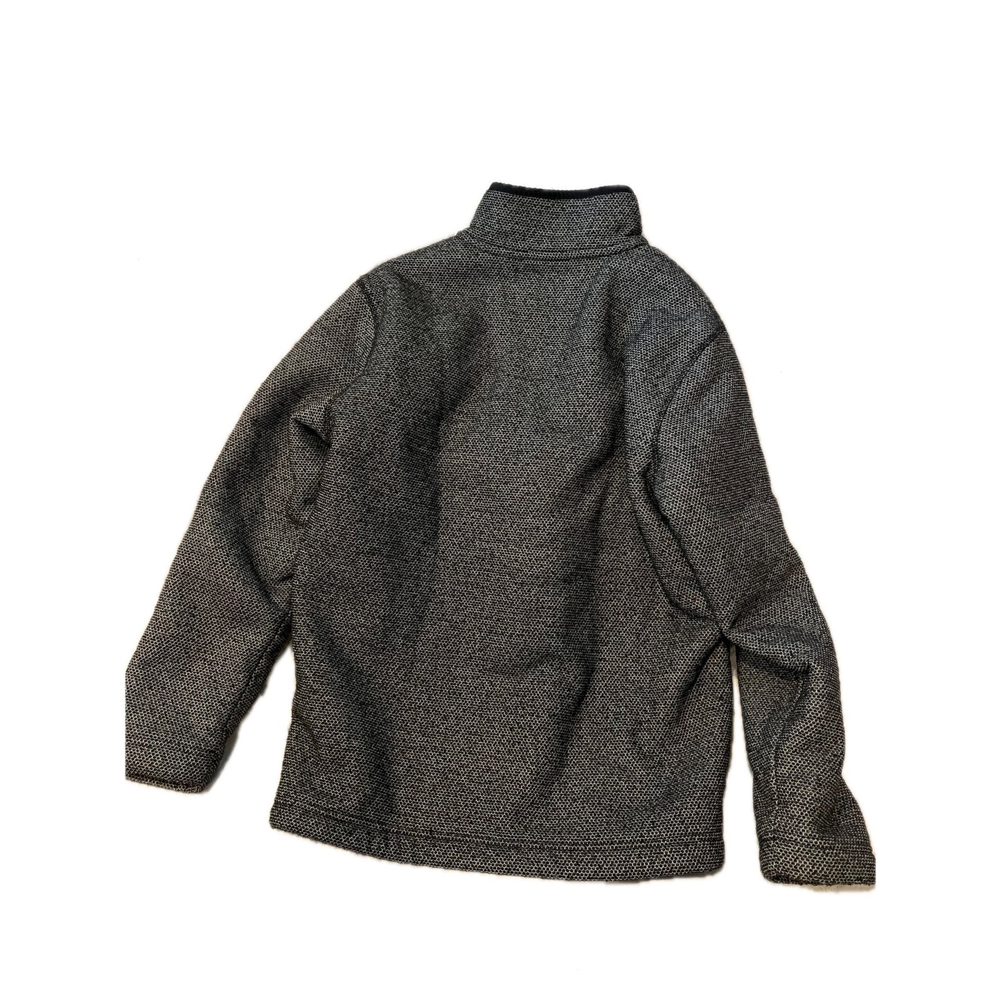 Orvis Insulated qtr Zip Charcoal Gray Fleece Mens Med