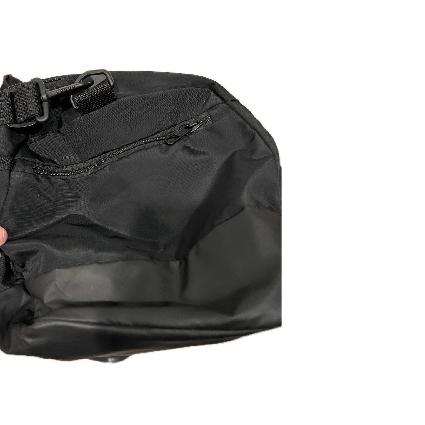 Bolsa de Lona Adidas Defender Mediana 51x30x25 cm Negro Blanco