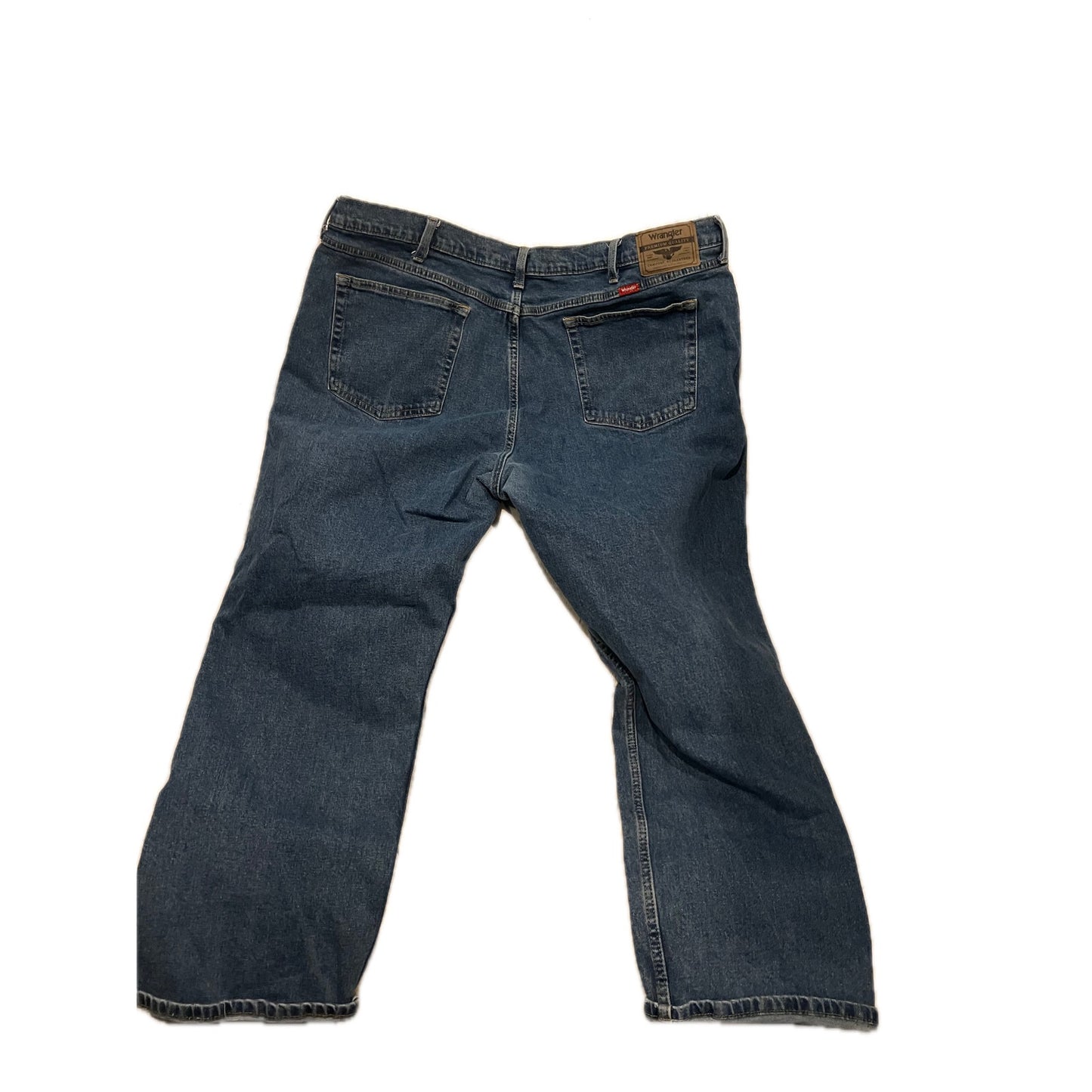 Wrangler Straight Blue Jeans Mens 44x30