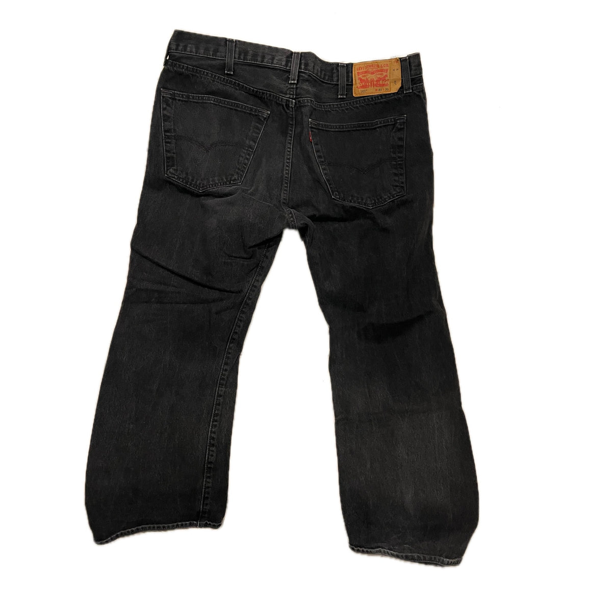 Levi Strauss 501 Classic Fit Button Fly Black Jeans 40x30
