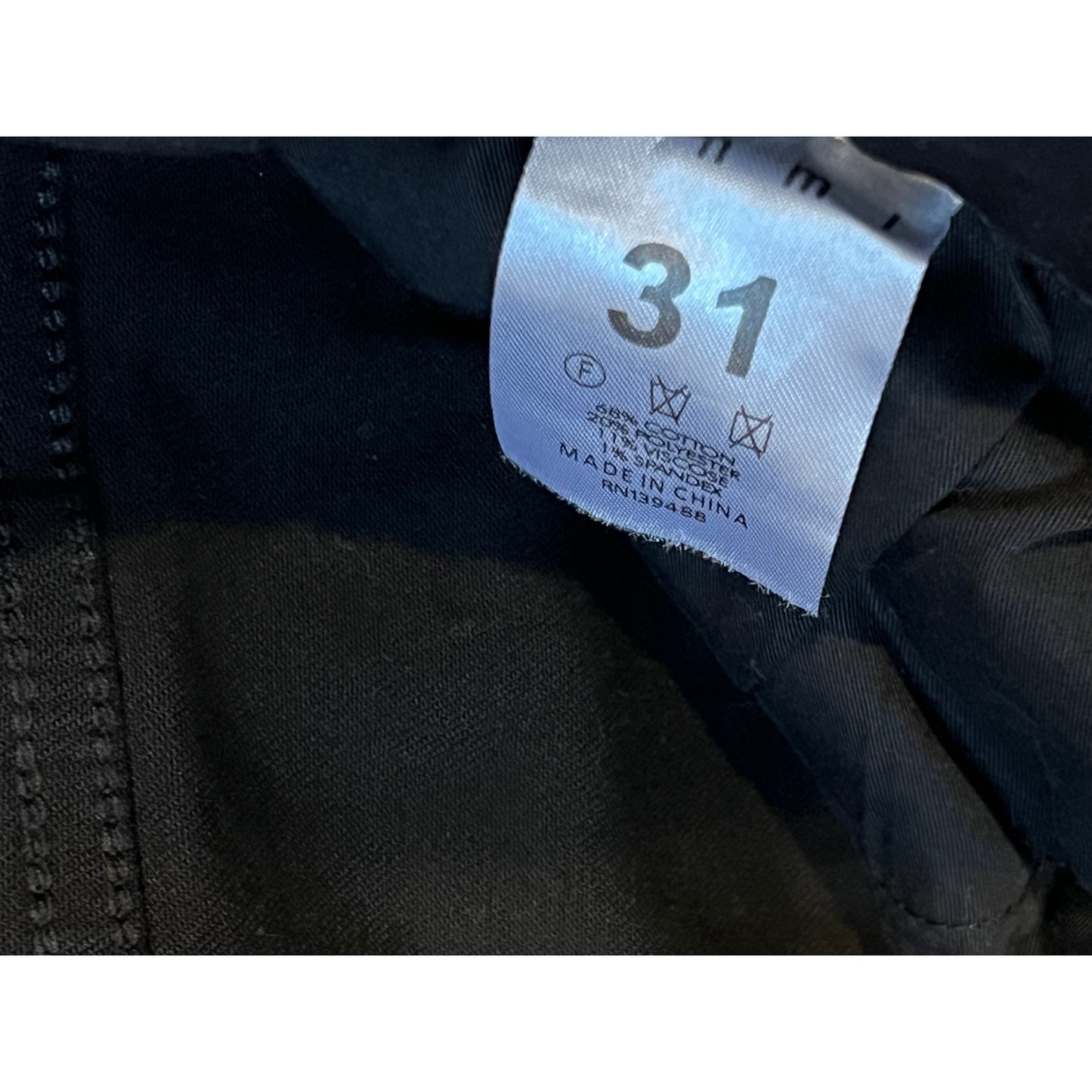 MNML Slim Fit Black Jeans Mens 31x31