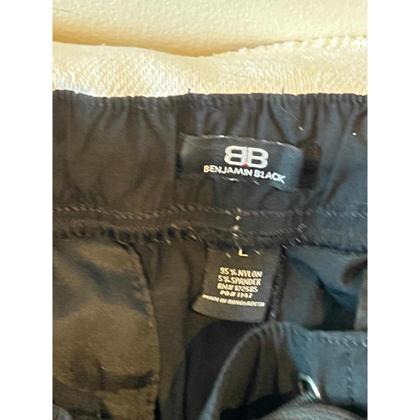 Benjamin Black Lined Cargo Pant Joggers Mens L