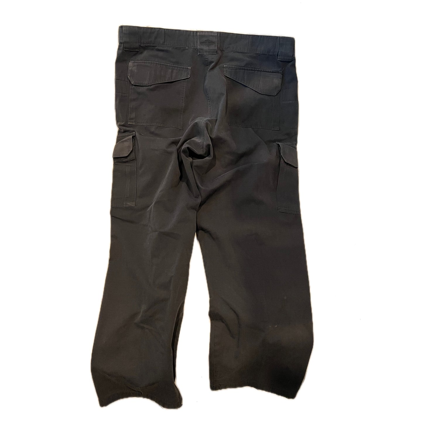 Pantalon cargo tactique Tru Spec coupe droite noir pour homme 40x32