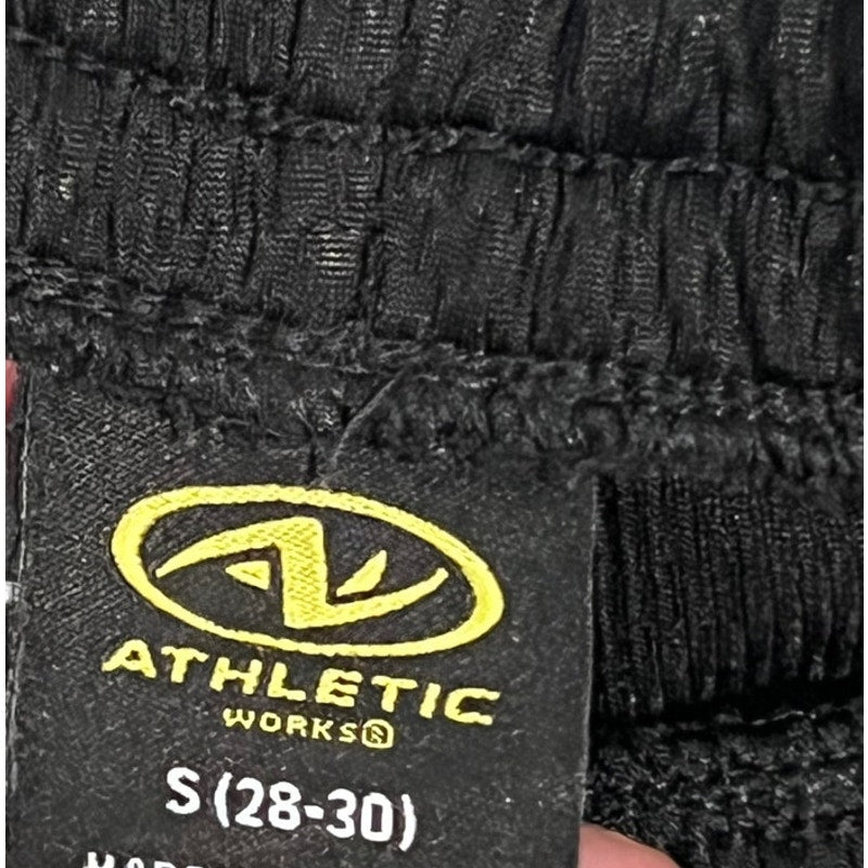 Athletic Works DriWorks Black Athletic Men's S (28-30)