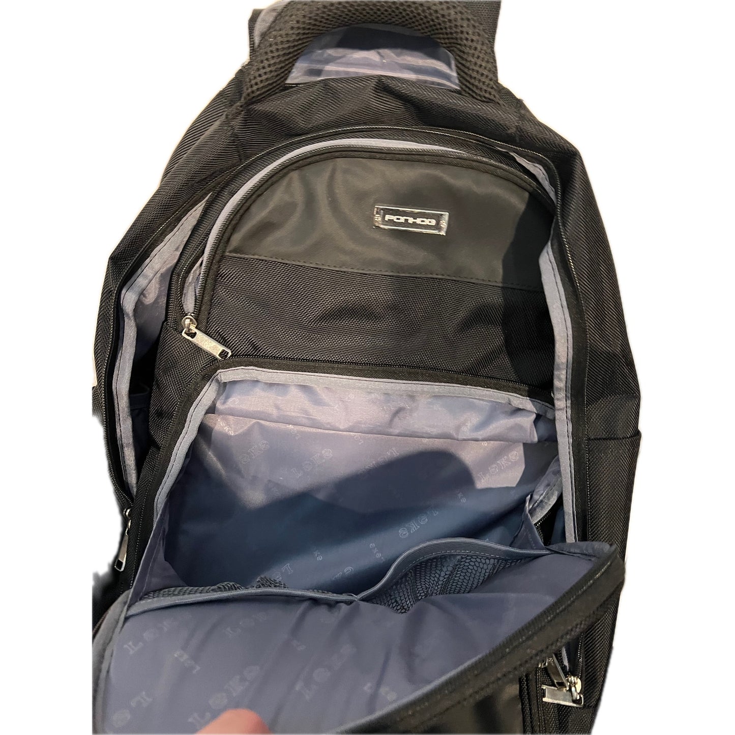 Ponhog Rolling Backpack, 30L Travel Laptop Backpack w Wheels