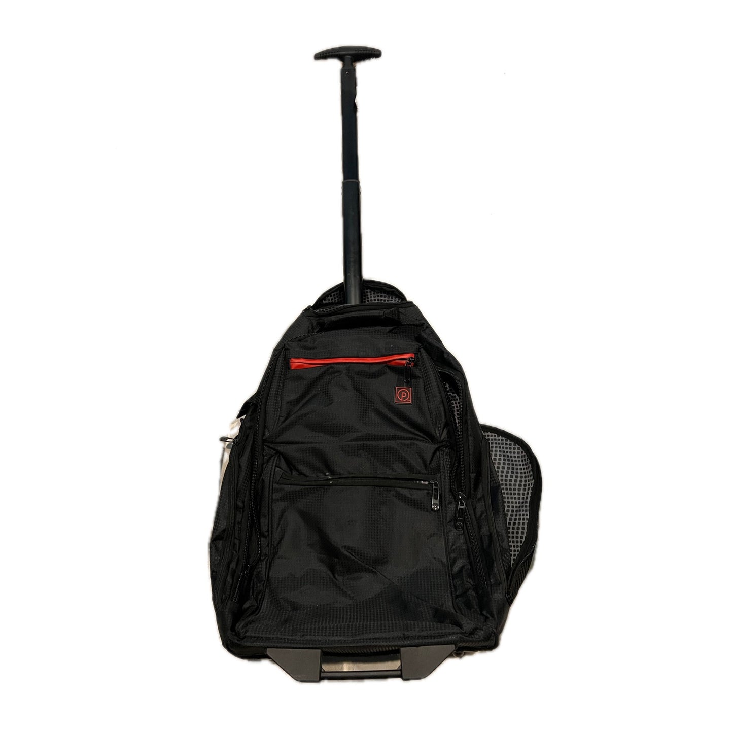 Protege 22" Black Rolling Backpack with Telescopic Handle