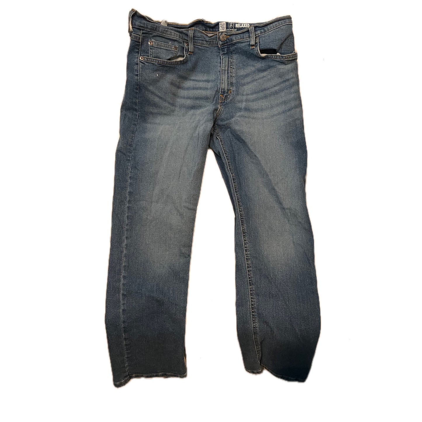 George Relaxed Blue Jeans Mens 32x30