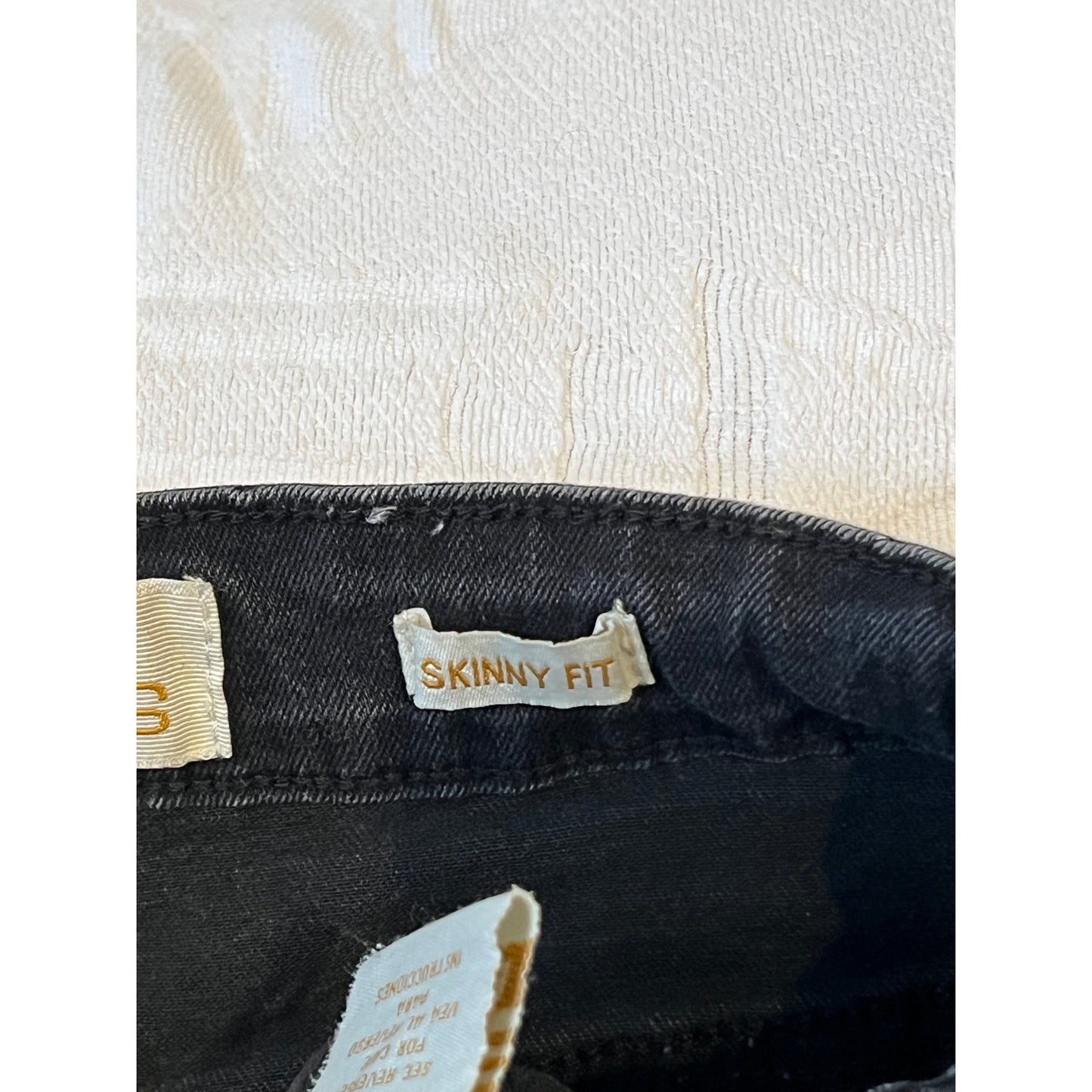 Street Jeans Skinny Fit Distressed Black Jeans Mens 32x30