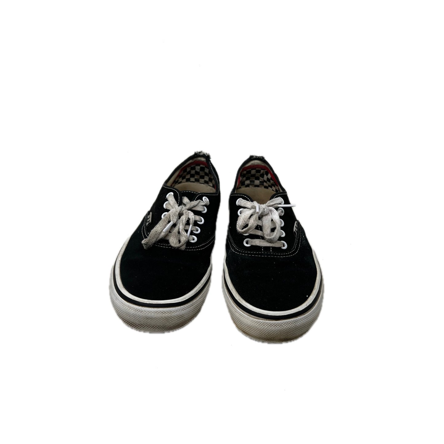 Baskets Vans Noir/Blanc Chaussures de skate classiques Homme Taille 45