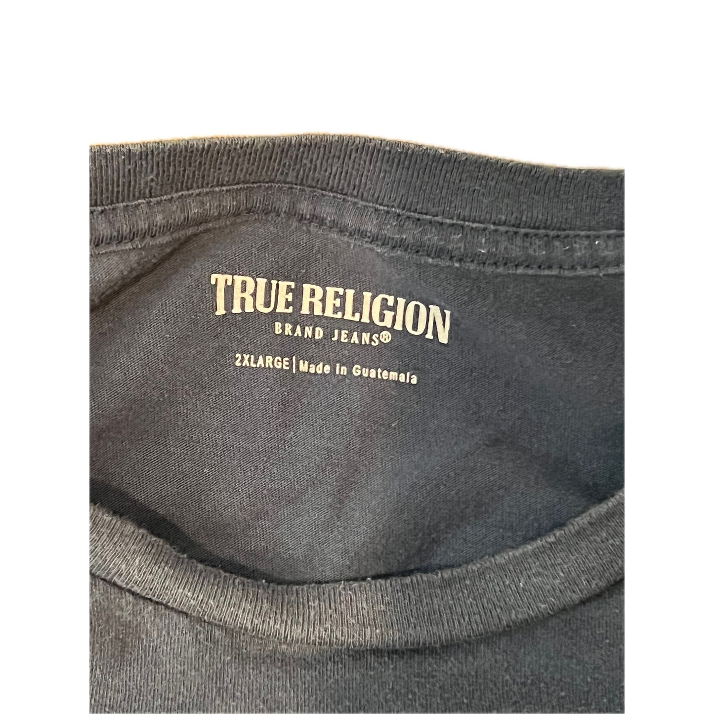 True Religion Blue Gray Tee Shirt Mens 2XL