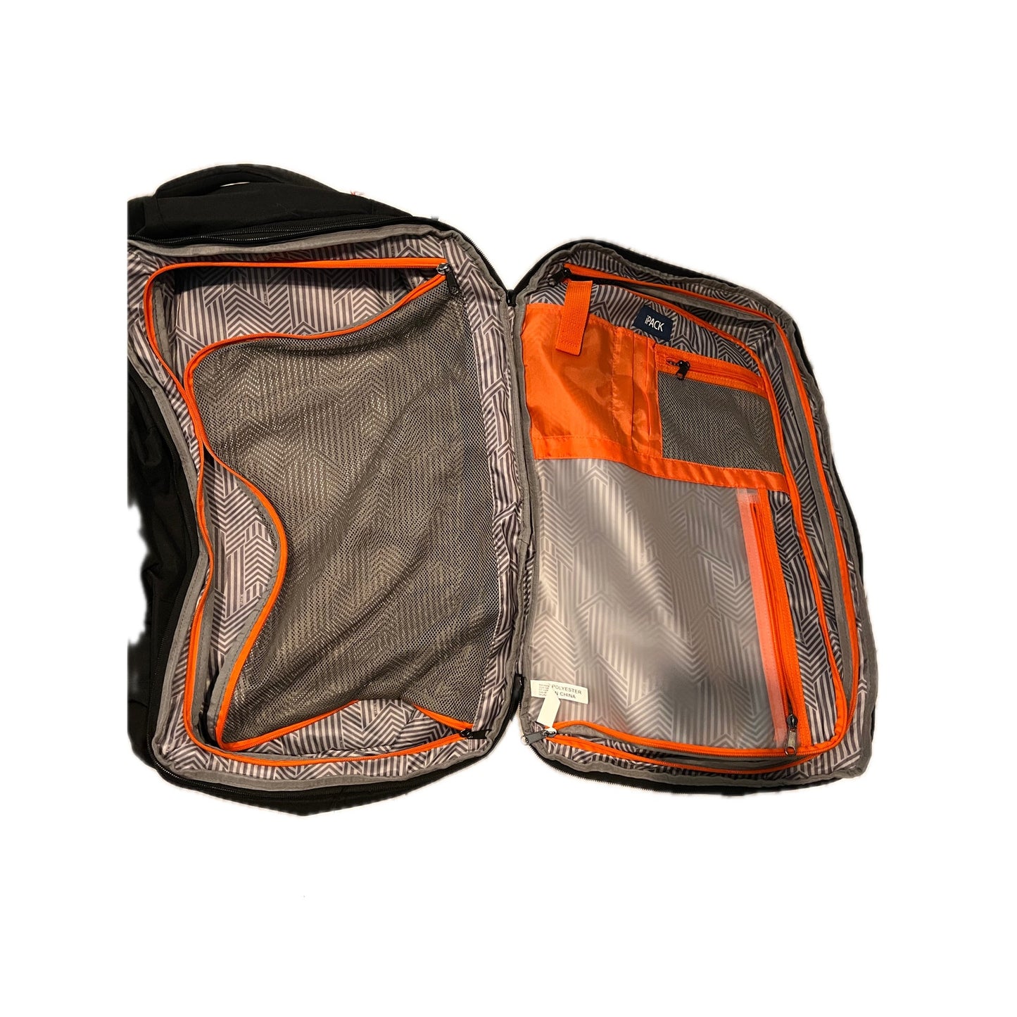 IPack Padded Clamshell Travel Backpack 22x16