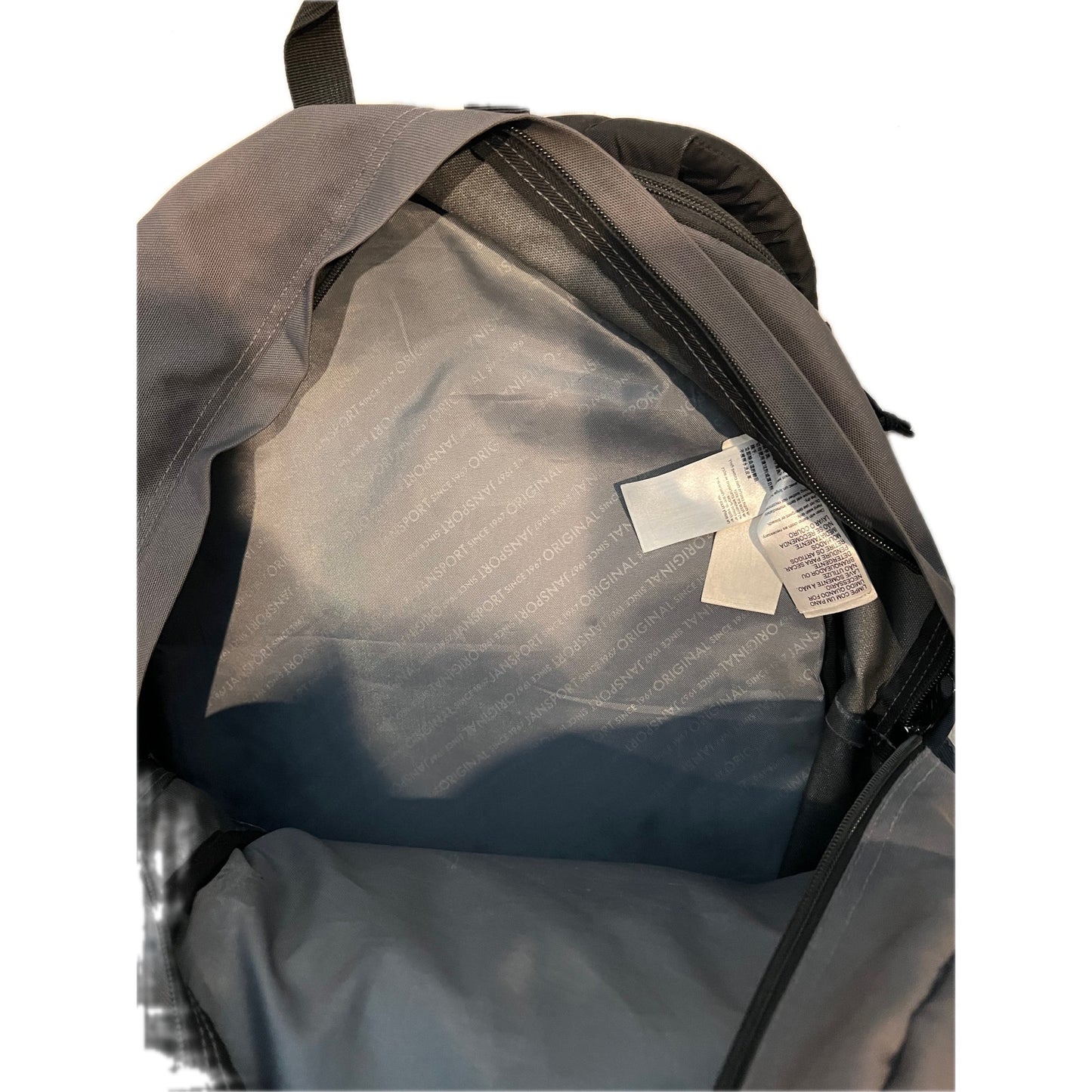 Sac à dos JanSport Big Campus Gris Noir