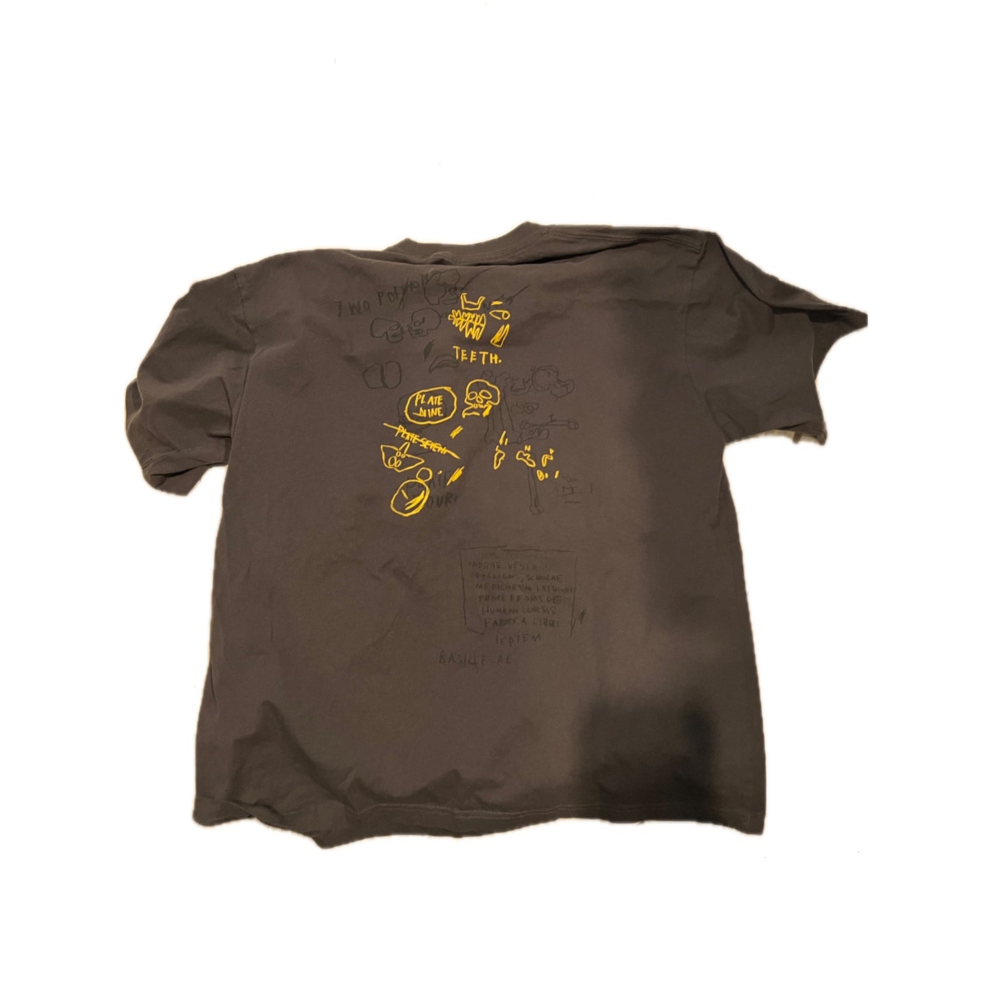 Uniqlo Jean-Michael Basquiat Beige Street T-Shirt Mens XL