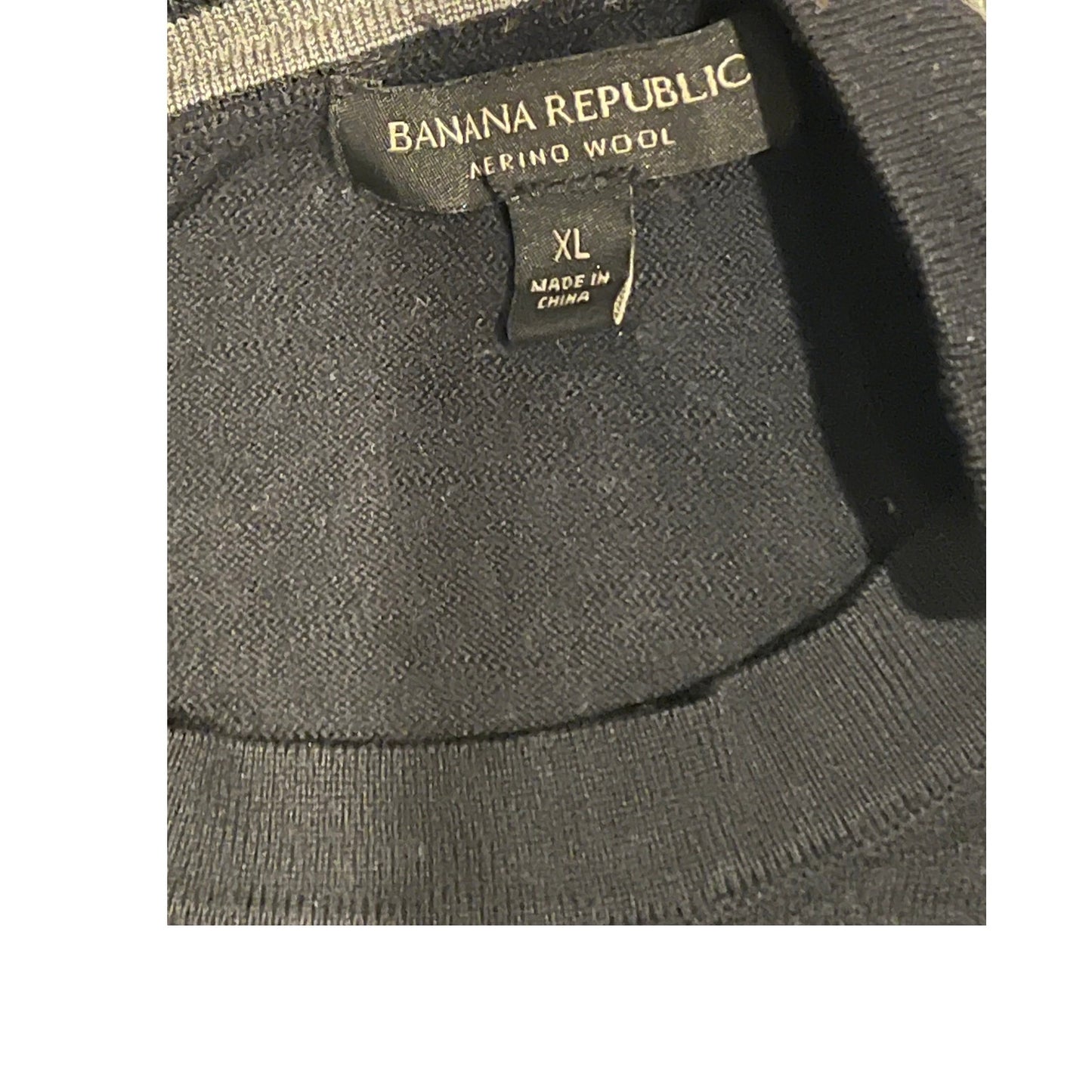 Banana Republic Suéter Merino Cuello Redondo Hombre XL