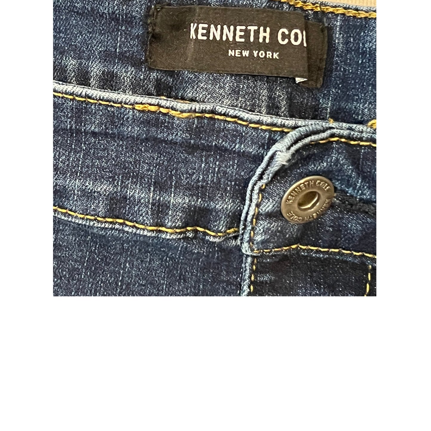 Kenneth Cole Jeans de corte regular para hombre 40x32