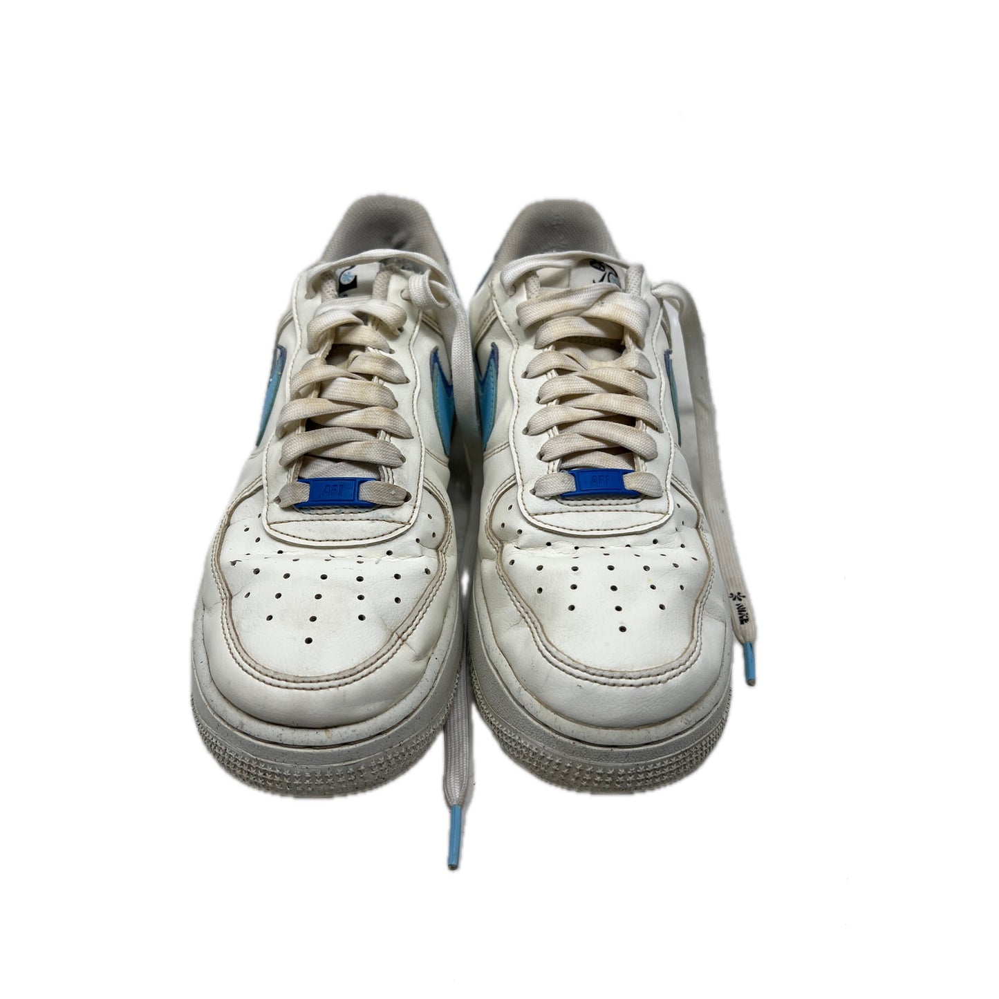 Nike Air Force 1 Low 07 LV8 82 Dble Swoosh Med Blue Mens 9.5