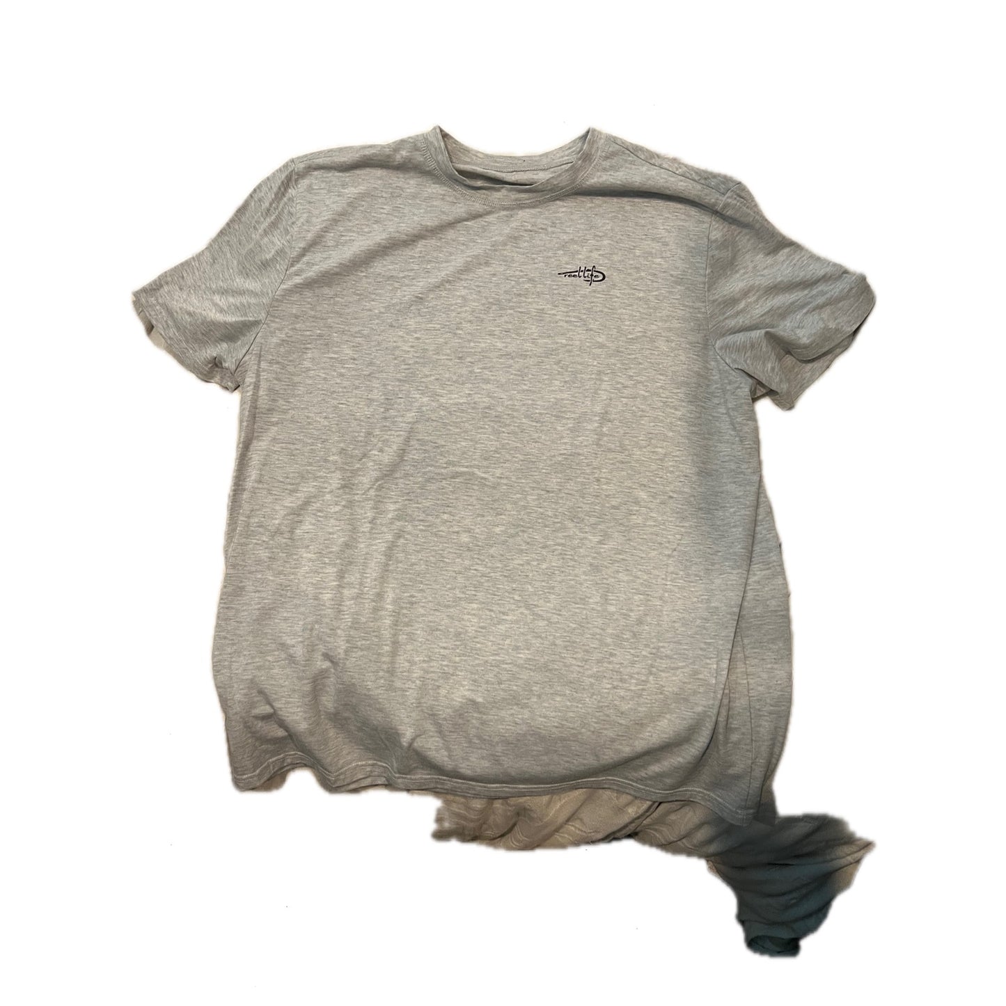 Reellife Surf Skateboarding Gray T-Shirt Mens XL