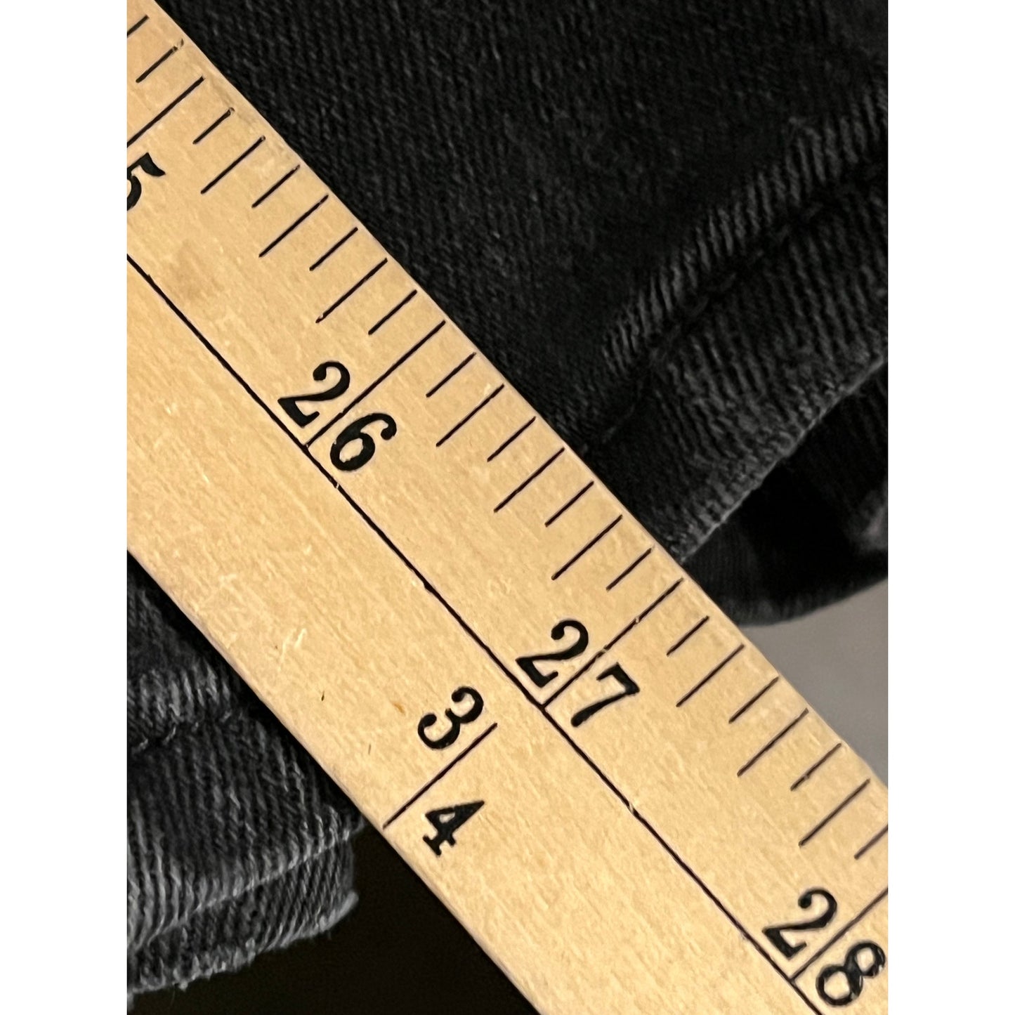CryspDenum Jeans Negros Entallados Hombre 36x28