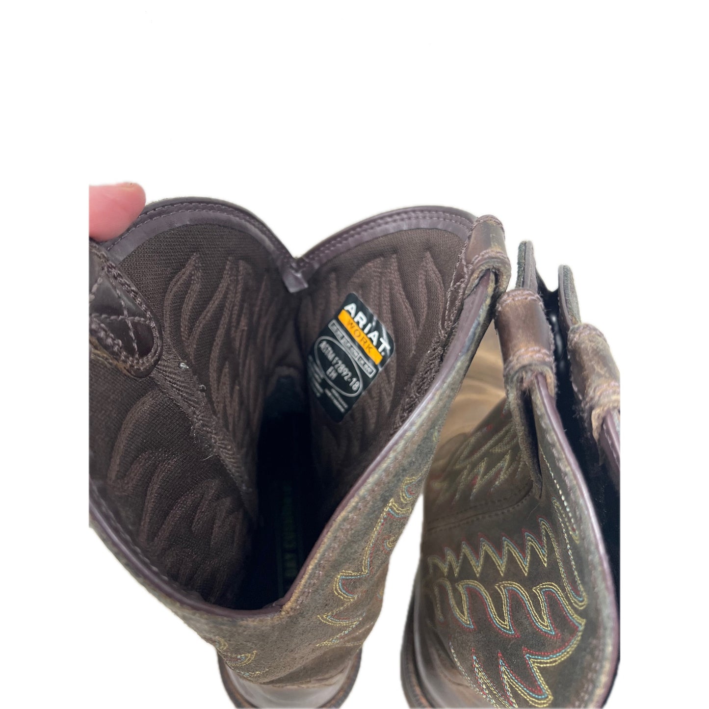 Ariat Groundbreaker Square Toe Work Boot – Men’s Western 9EE