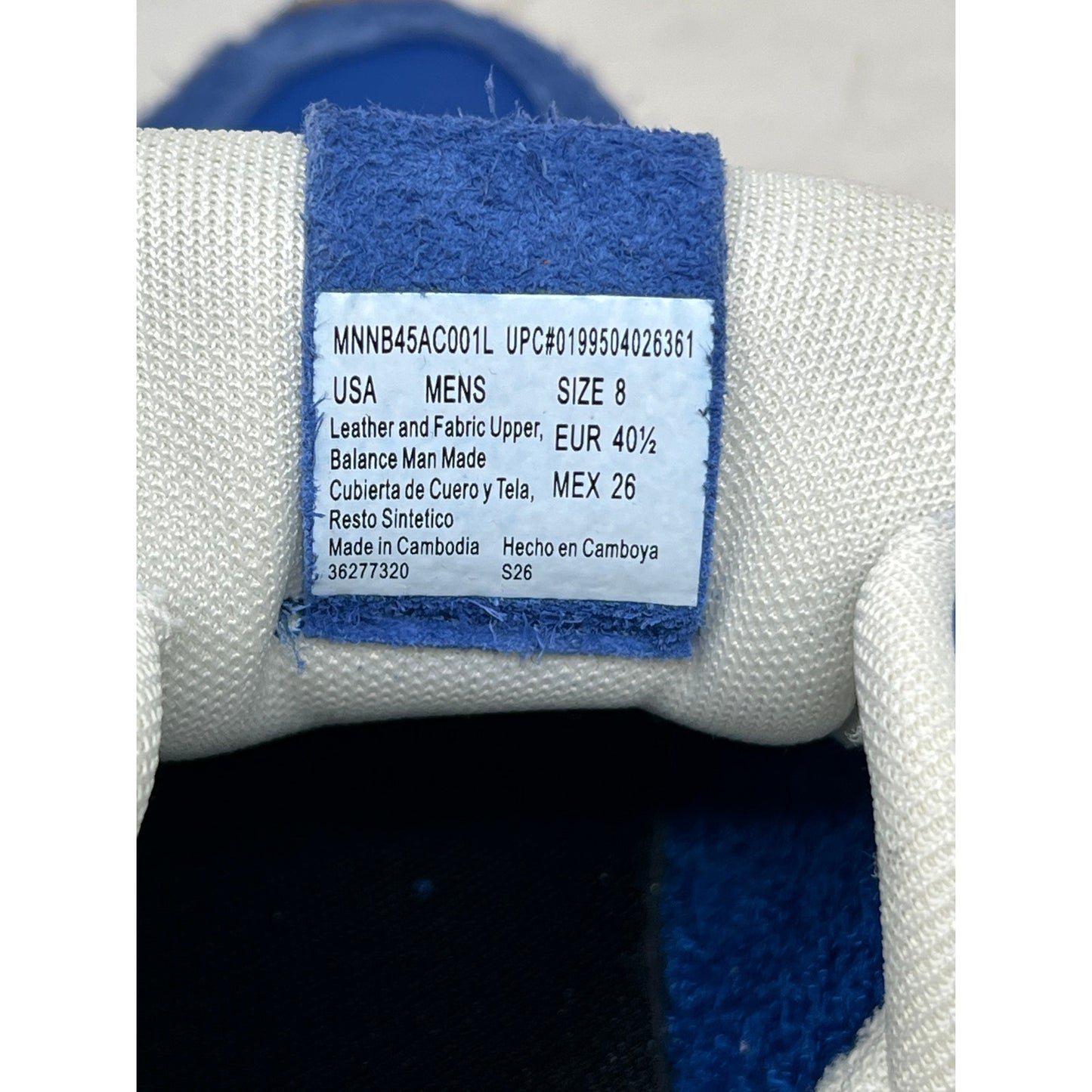 No Boundaries Baskets de sport rétro bleues Homme 8