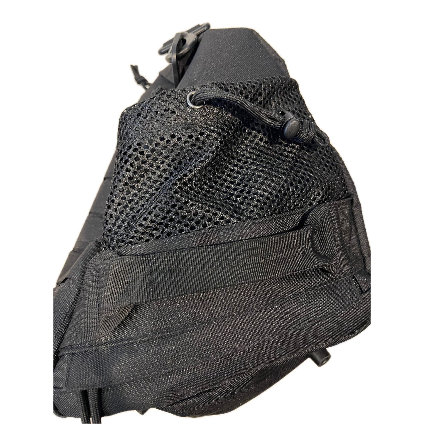 XL Tactical Canvas Black Duffel 22"x12"x10"