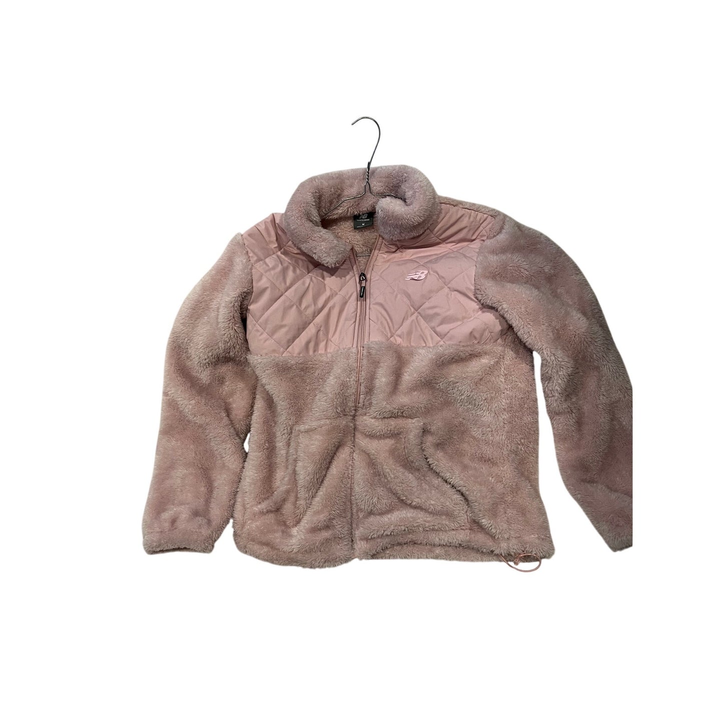 Sudadera polar de cremallera completa para mujer New Balance Talla M
