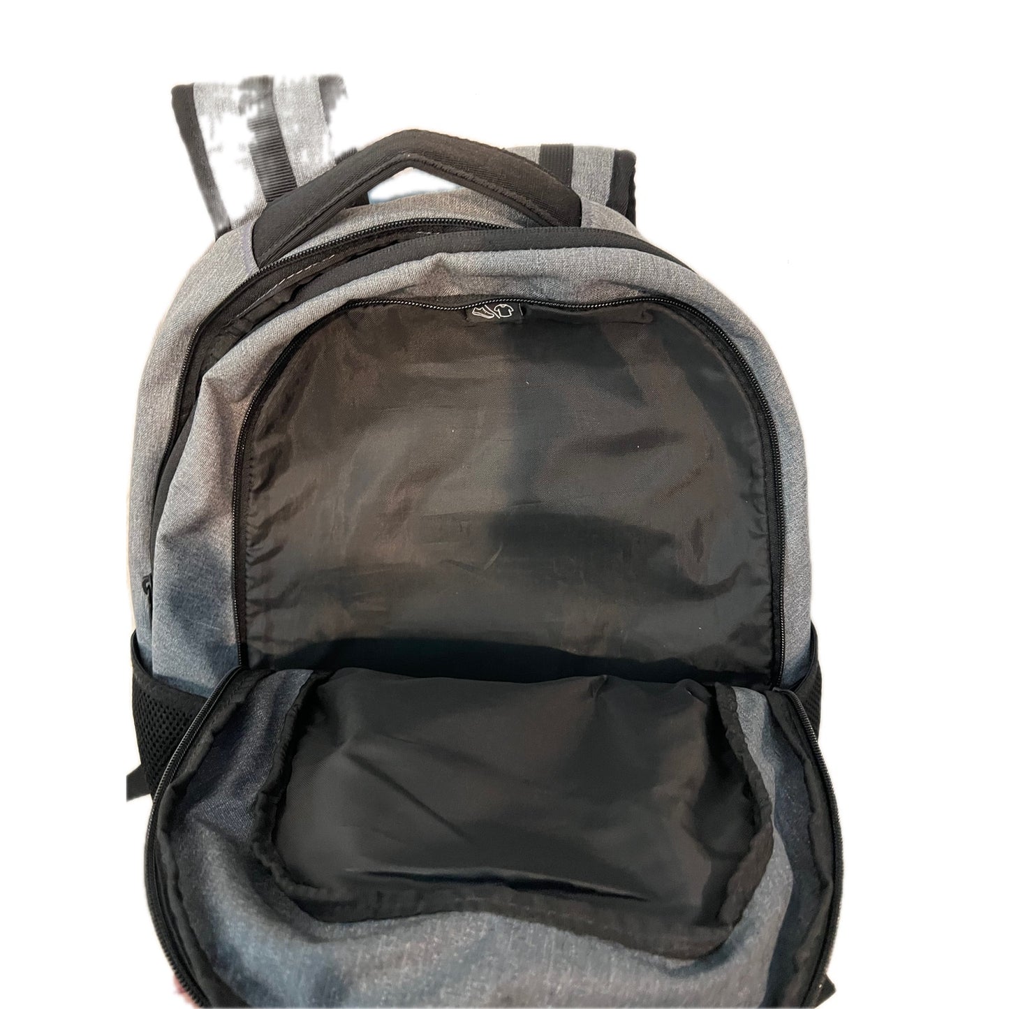 Under Armour Gray Black Hustle 6.0 Backpack
