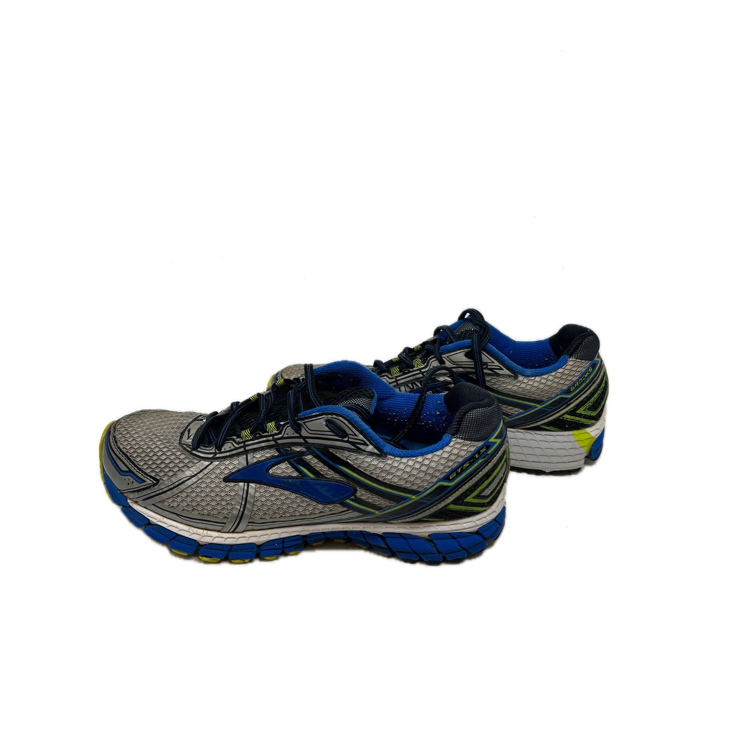 Brooks Adrenaline GTS 15 Blue/Gray/Silver Shoes Mens 11.5
