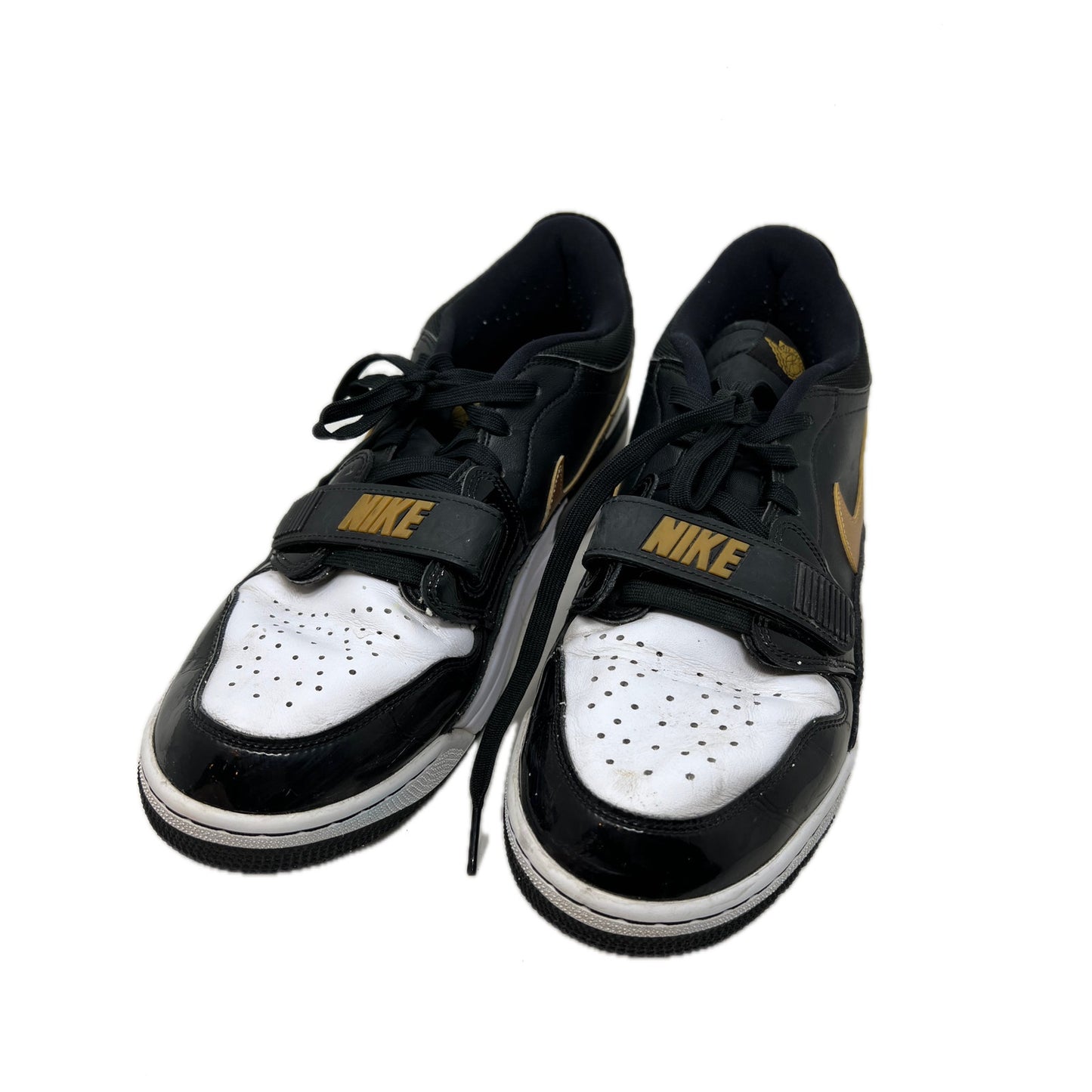 Jordan Legacy 312 Low Black Metallic Gold Mens 13