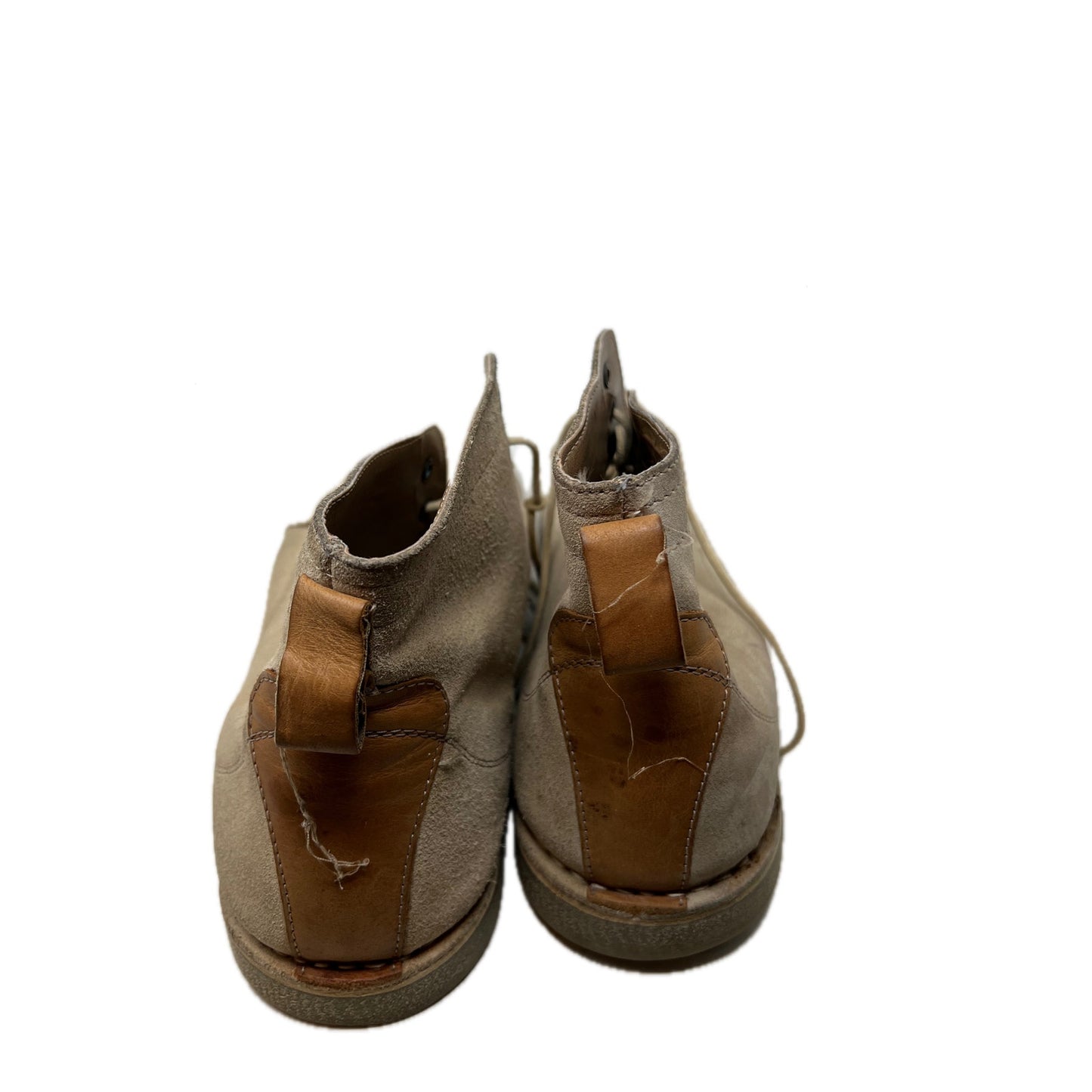 ASOS Design desert boots en daim couleur pierre avec cuir Hommes 14
