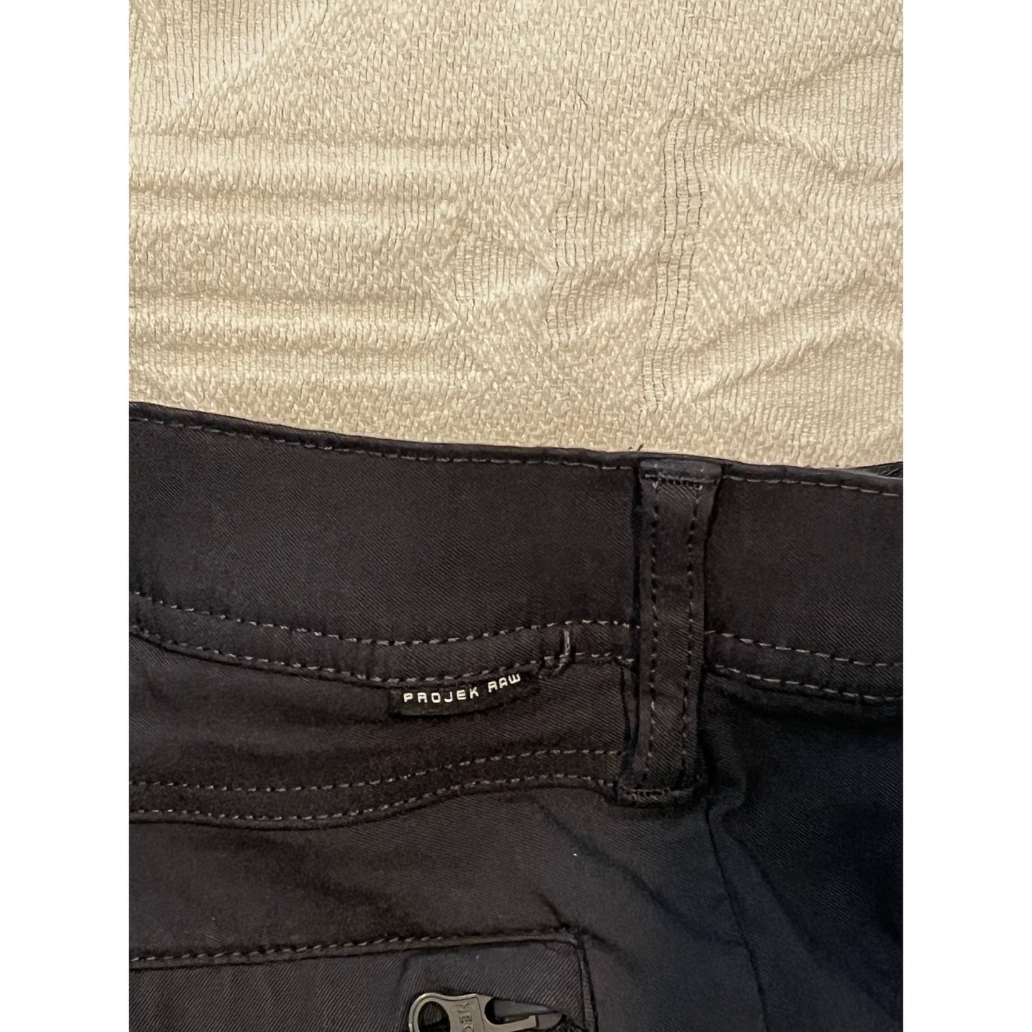 Pantalon en jean brut noir Project homme 34x28
