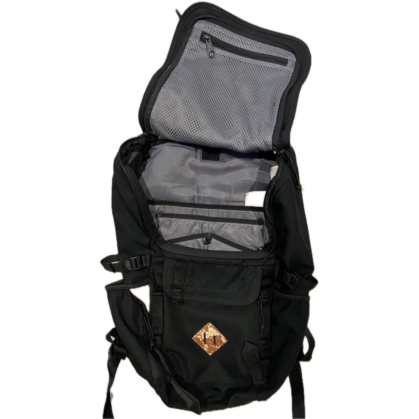 JanSport Hatchet Black Top Loading Backpack