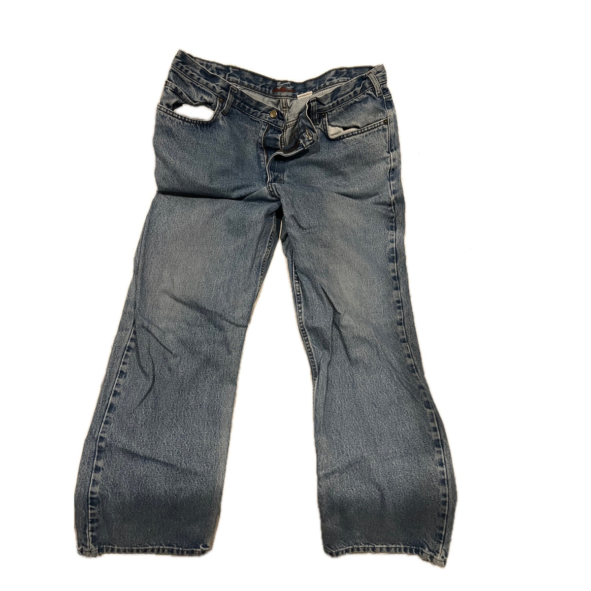 Eddie Bauer Relaxed Blue Jeans Mens 40x32