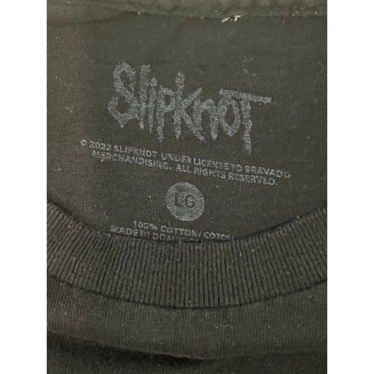 SlipKnot 2022 Black Concert T-Shirt Mens L