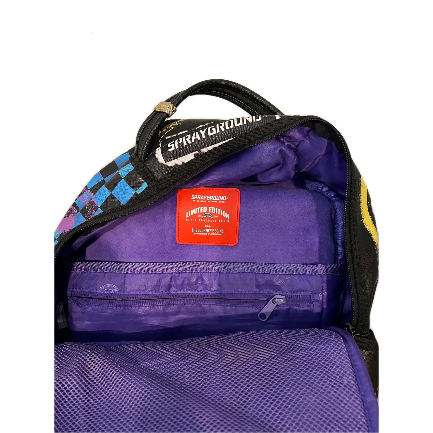 Sprayground Shark Central Stencils Backpack Includes Tags