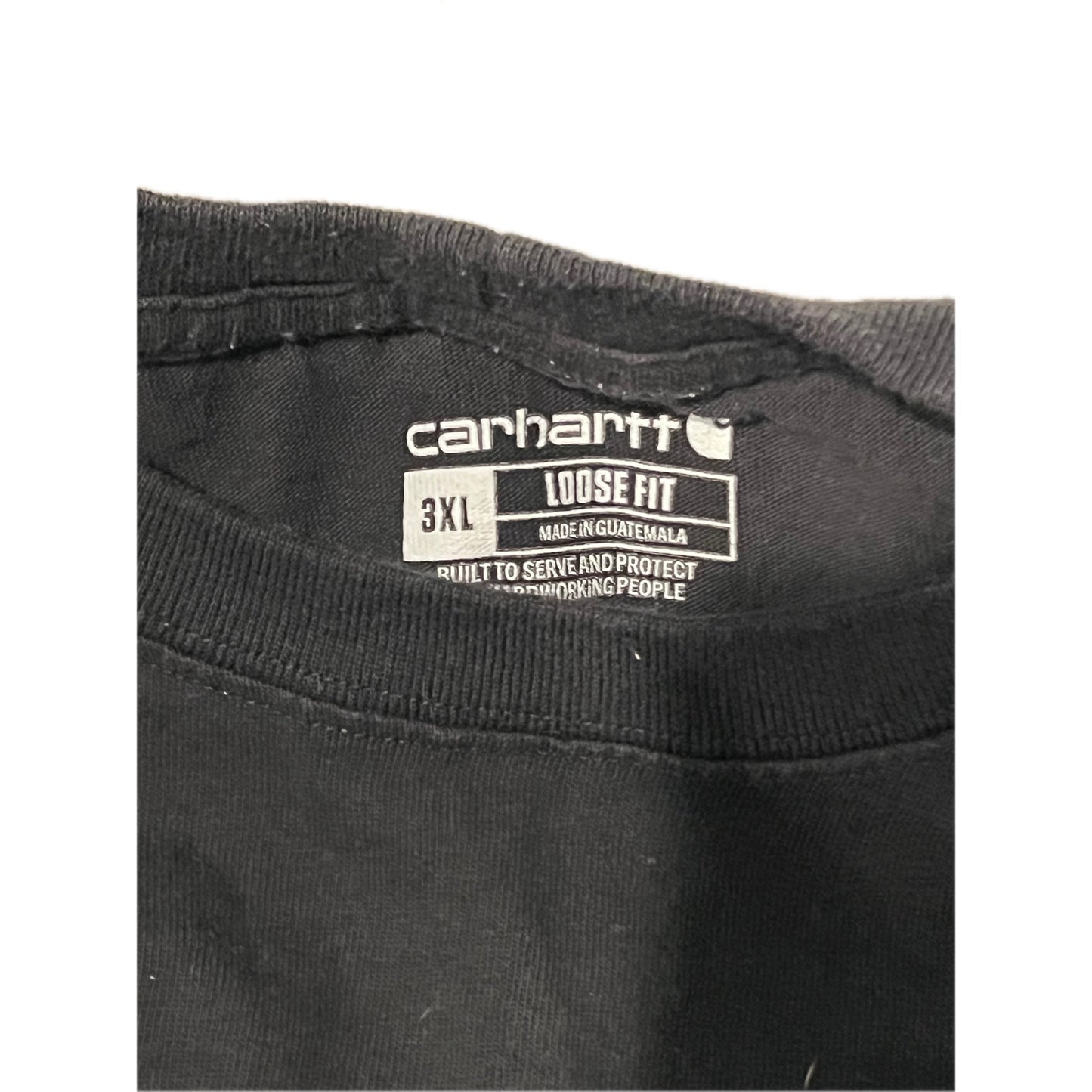 Camisa de bolsillo Carhartt de manga larga corte holgado para hombre 3XL