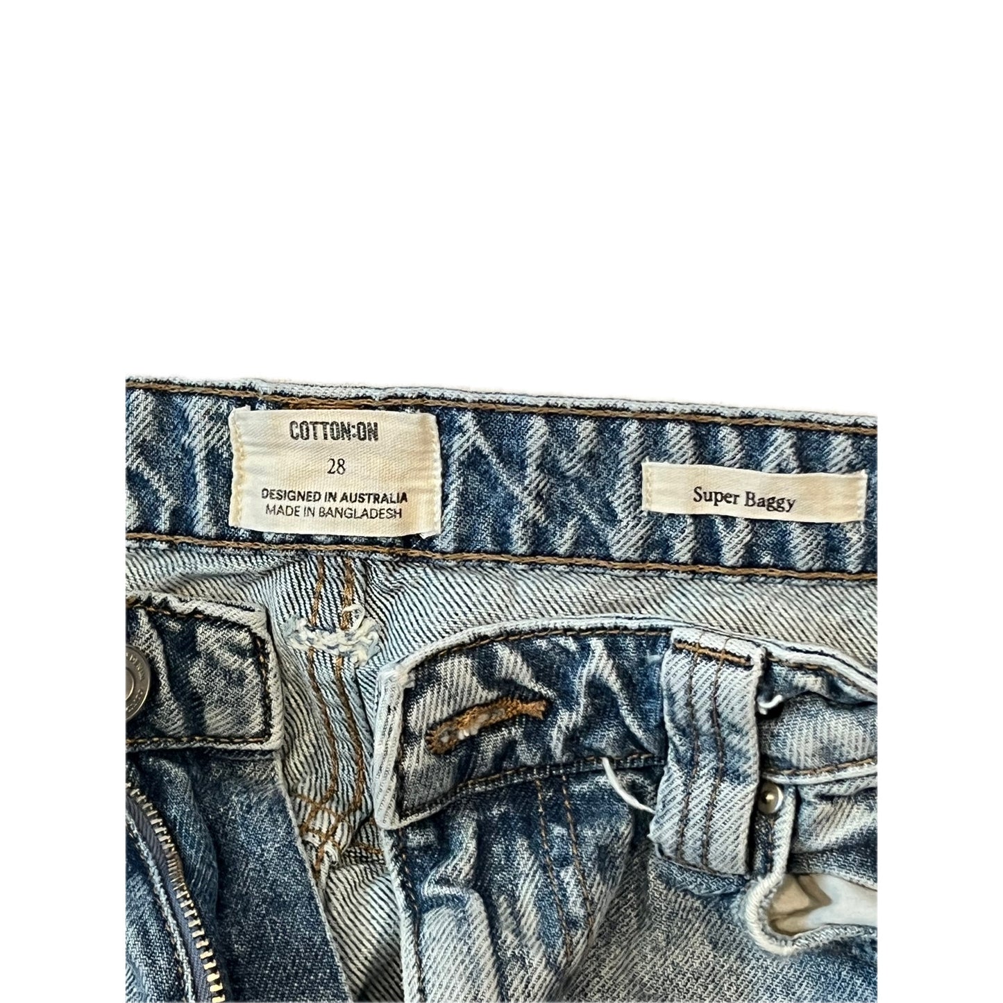 Cotton On Super Baggy Jeans Mens 28x28