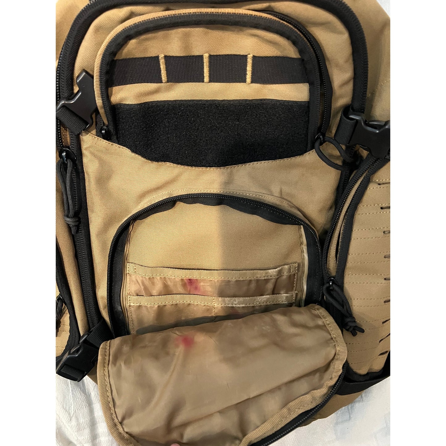 Highland Tactical Roger Canvas Backpack XL Beige