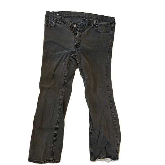 Levi's 541 Athletic Fit Straight Leg Jeans Black Mens 42x32