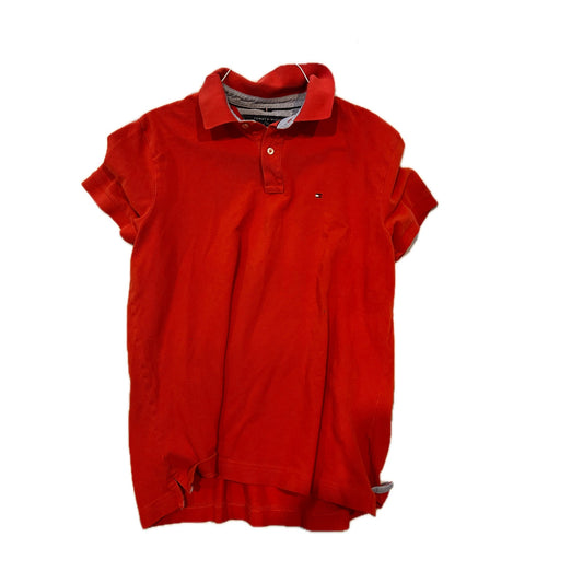 Tommy Hilfiger Custom Fit Red Polo Shirt Mens Large