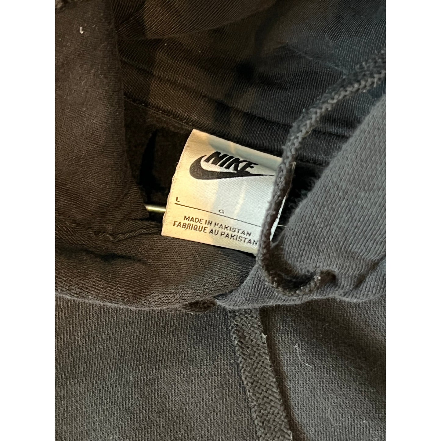 Nike Black Pullover Hoodie Mens L