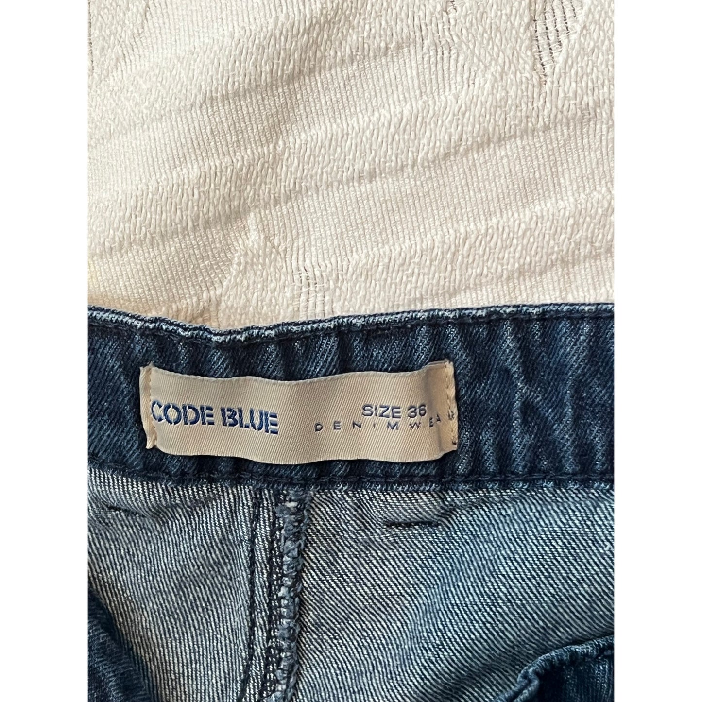 Jean droit bleu Code Blue Homme 36x28
