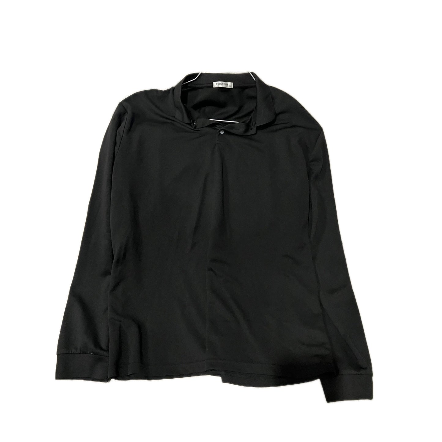 Pinspark T-shirt de sport noir à manches longues pour femme taille 2XL