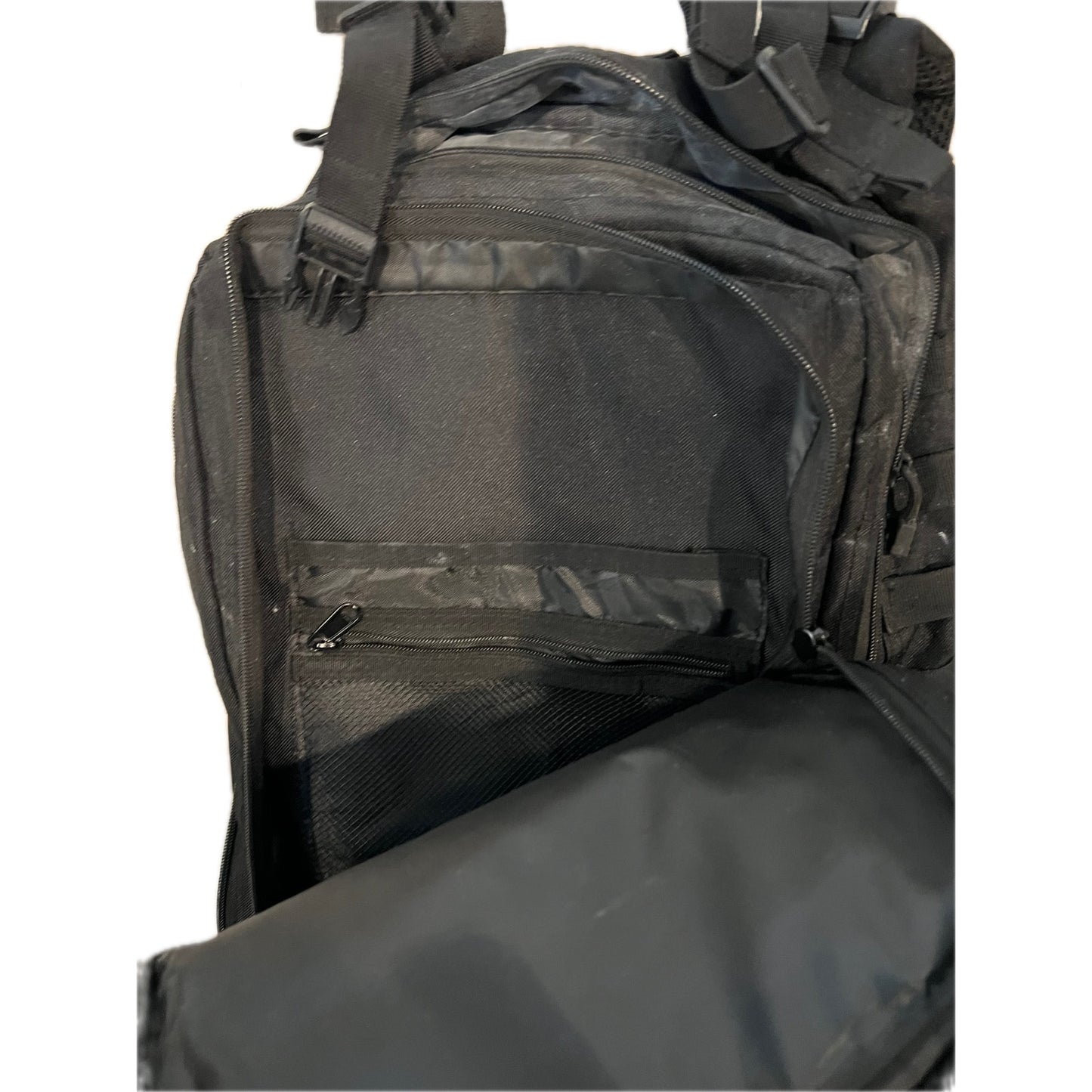 Generic Black Canvas Tactical Backpack