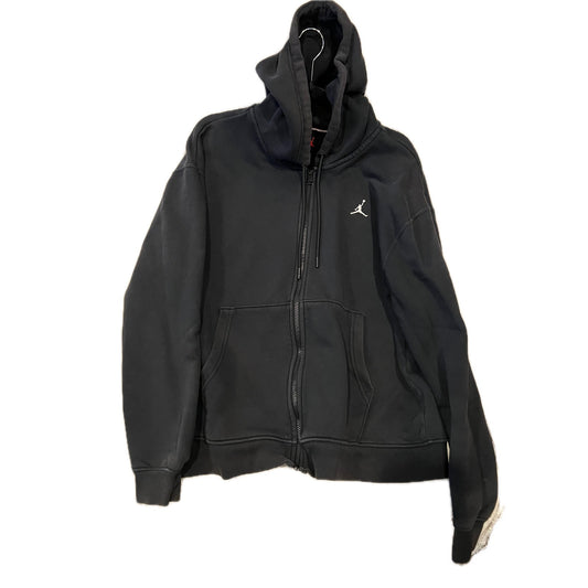 Nike Air Jordan Black Zip Up Hoodie Mens L