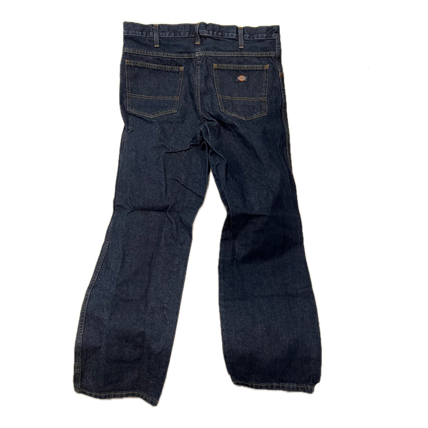 Dickies Relaxed Fit Baggy Blue Jeans Mens 36x32