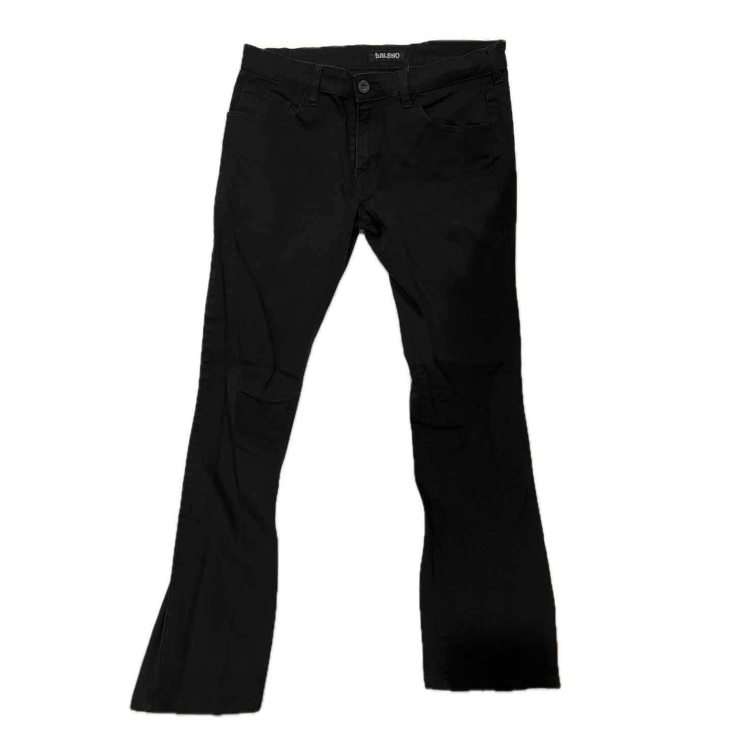 Baleno Slim Fit Black Jeans Mens 34x28