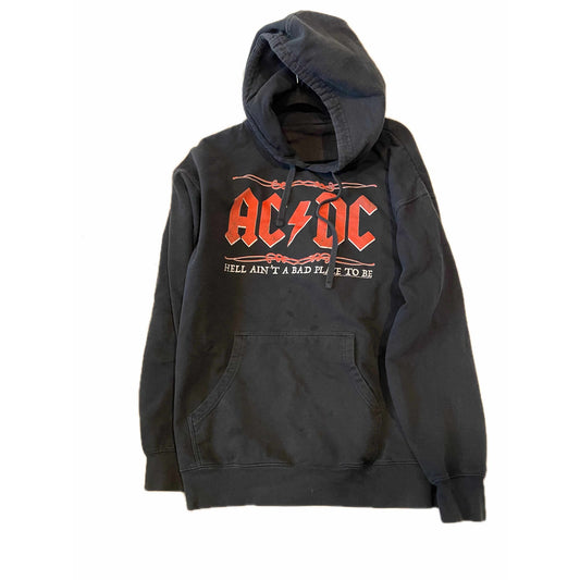 AC/DC Hell Ain't A Bad Place To Be Black Hoodie Mens L