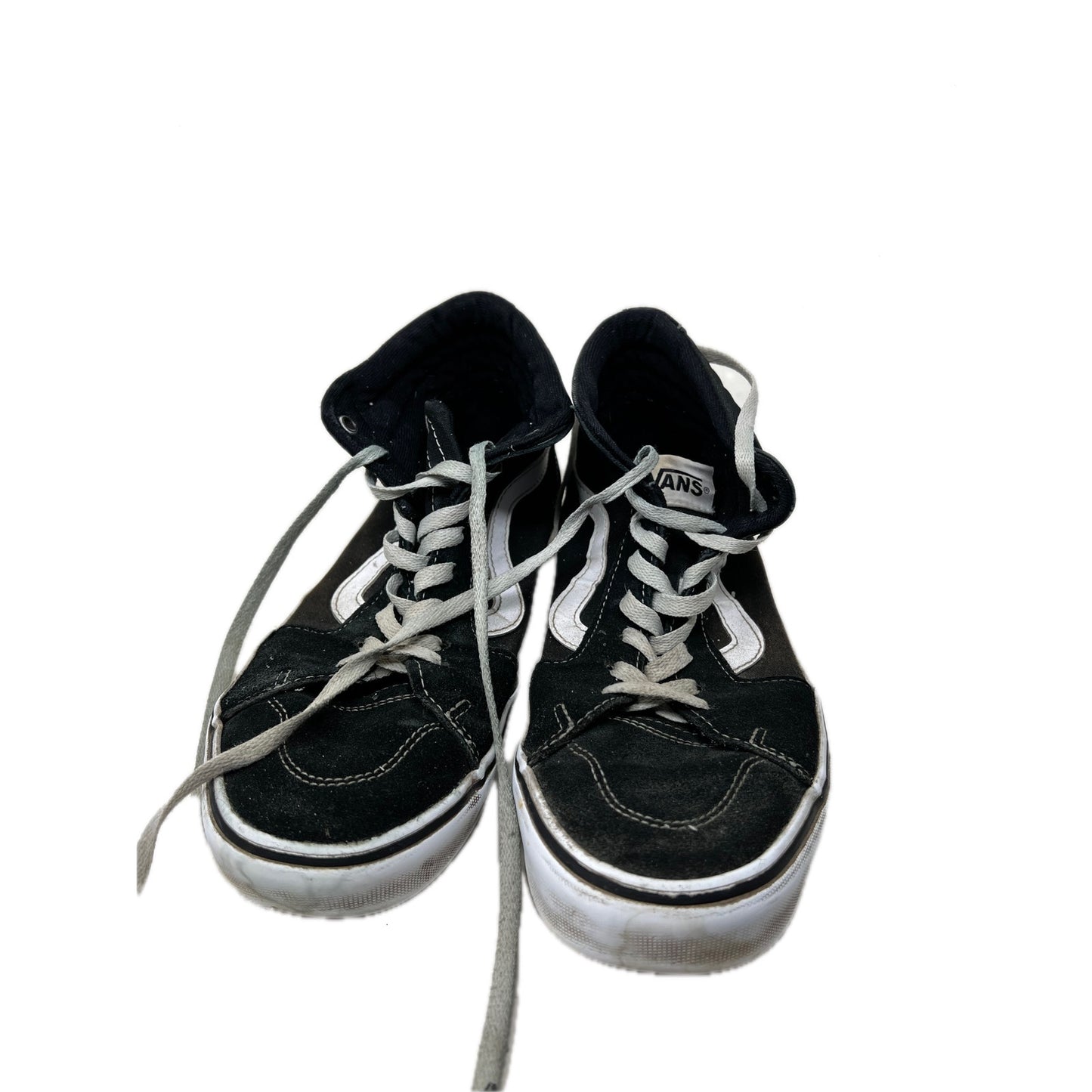 Vans Sk8-Hi chaussures de skate montantes noir blanc homme 8.5